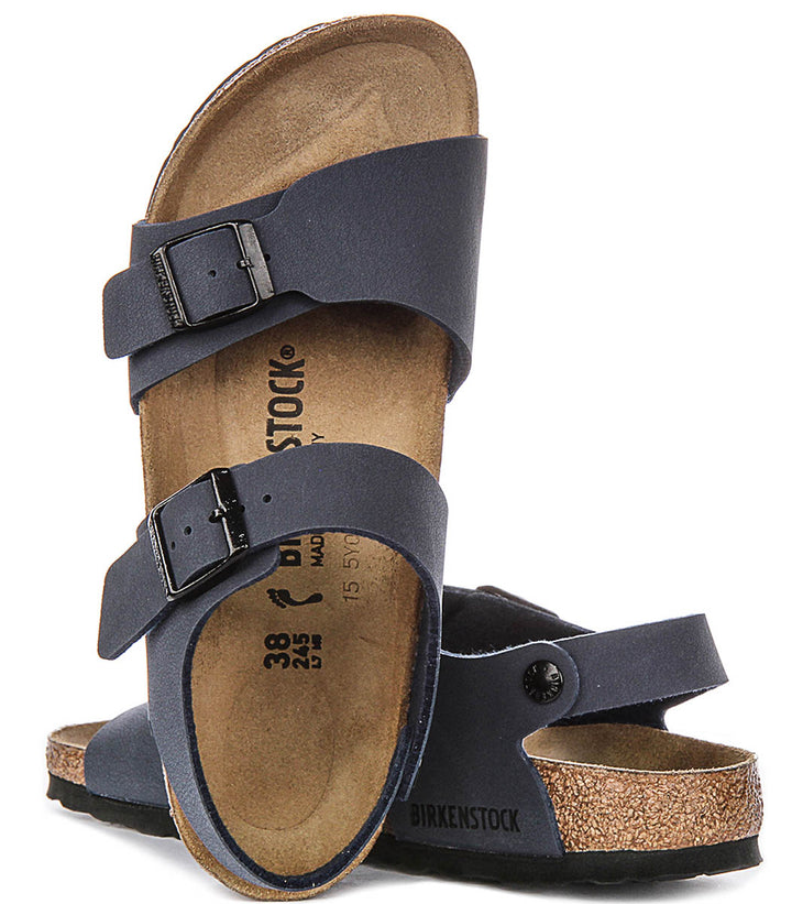 Birkenstock New York Kids In Navy For Kid