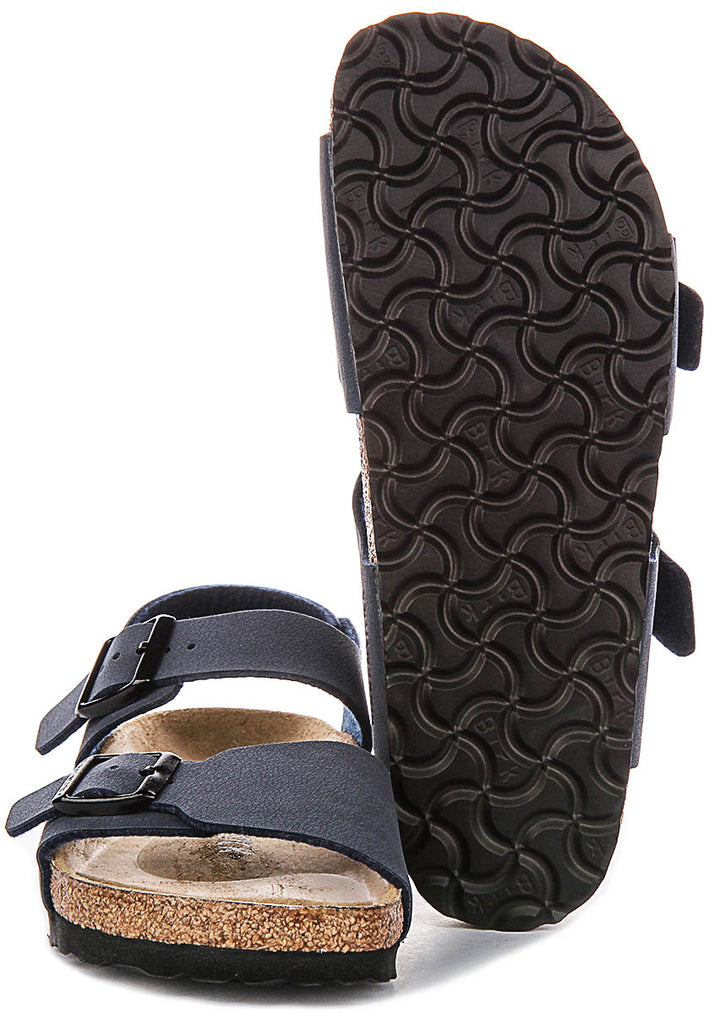 Birkenstock New York Kids In Navy For Kid