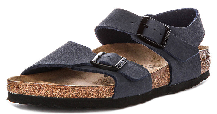 Birkenstock New York Kids In Navy For Kid