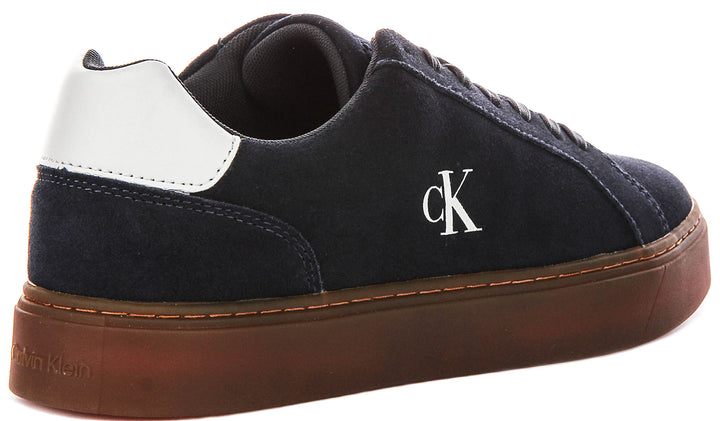 Calvin Klein Jeans Classic Cupsole In Navy For Men