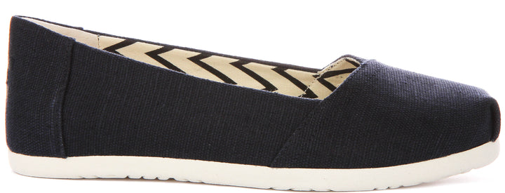 Toms Alpargata Balet In Navy For Women