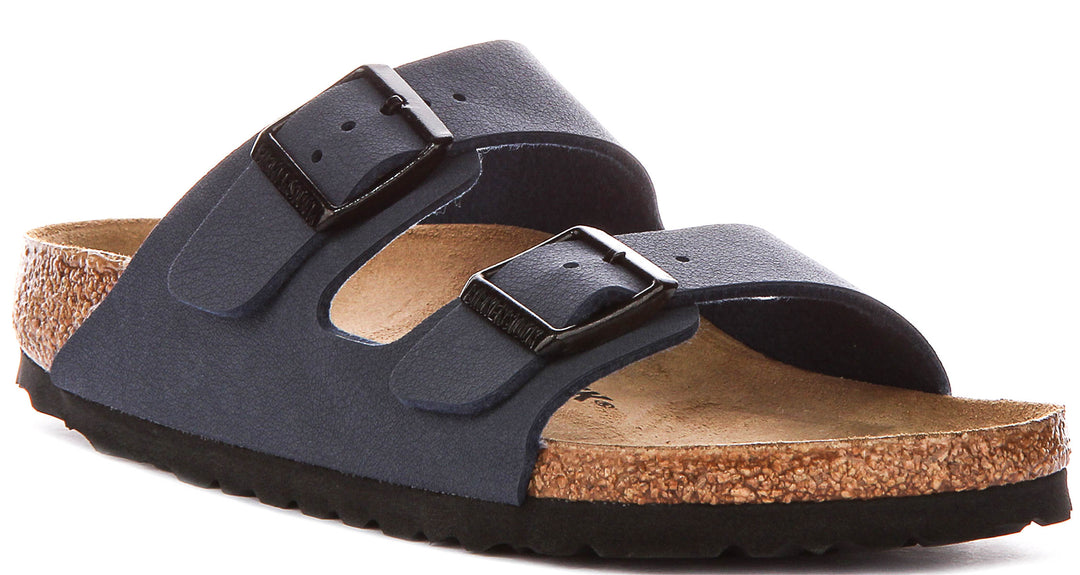 Birkenstock Arizona Kids Bs In Navy For Juniors | Narrow Fit
