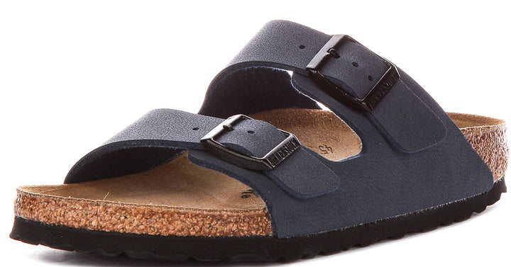 Birkenstock Arizona Kids Bs In Navy For Juniors | Narrow Fit