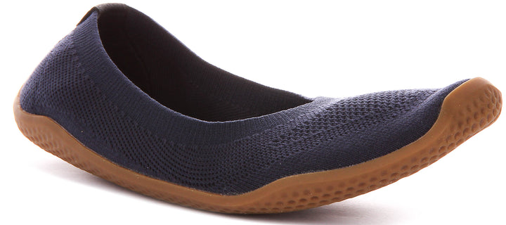 Vivobarefoot Asana Yin Ballet Pump In Navy For Women
