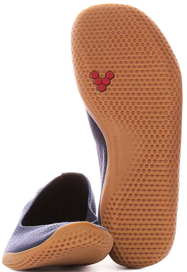 Vivobarefoot Asana Yin Ballet Pump In Navy For Women