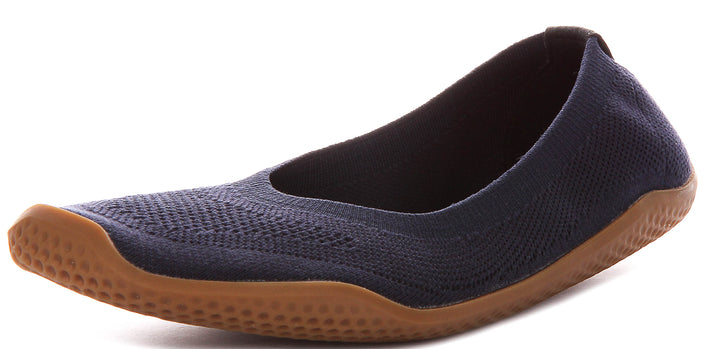 Vivobarefoot Asana Yin Ballet Pump In Navy For Women