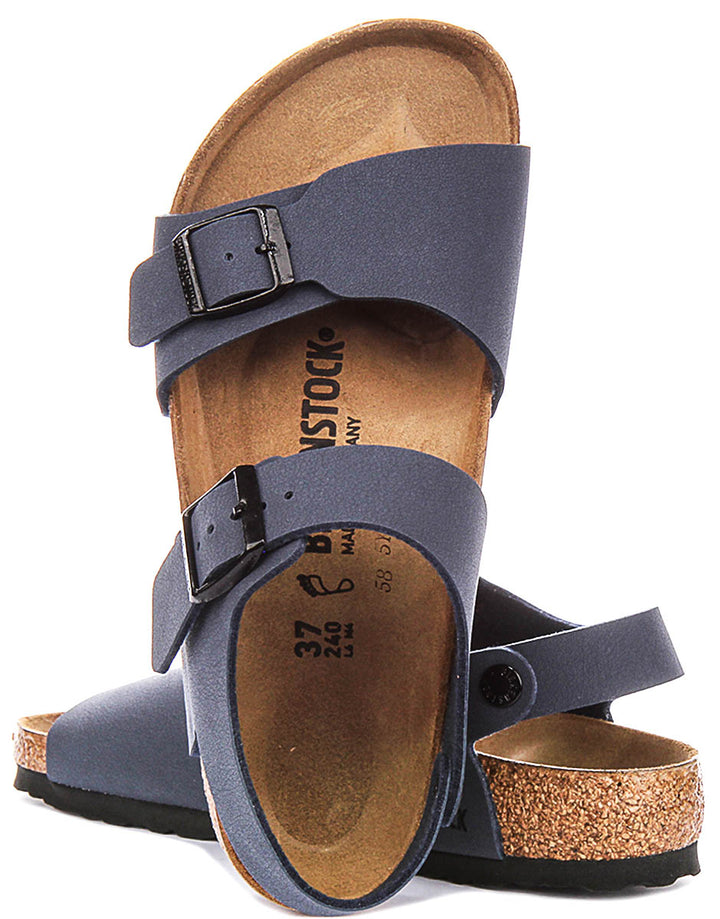 Birkenstock New York Kids In Navy For Junior Regular Fit