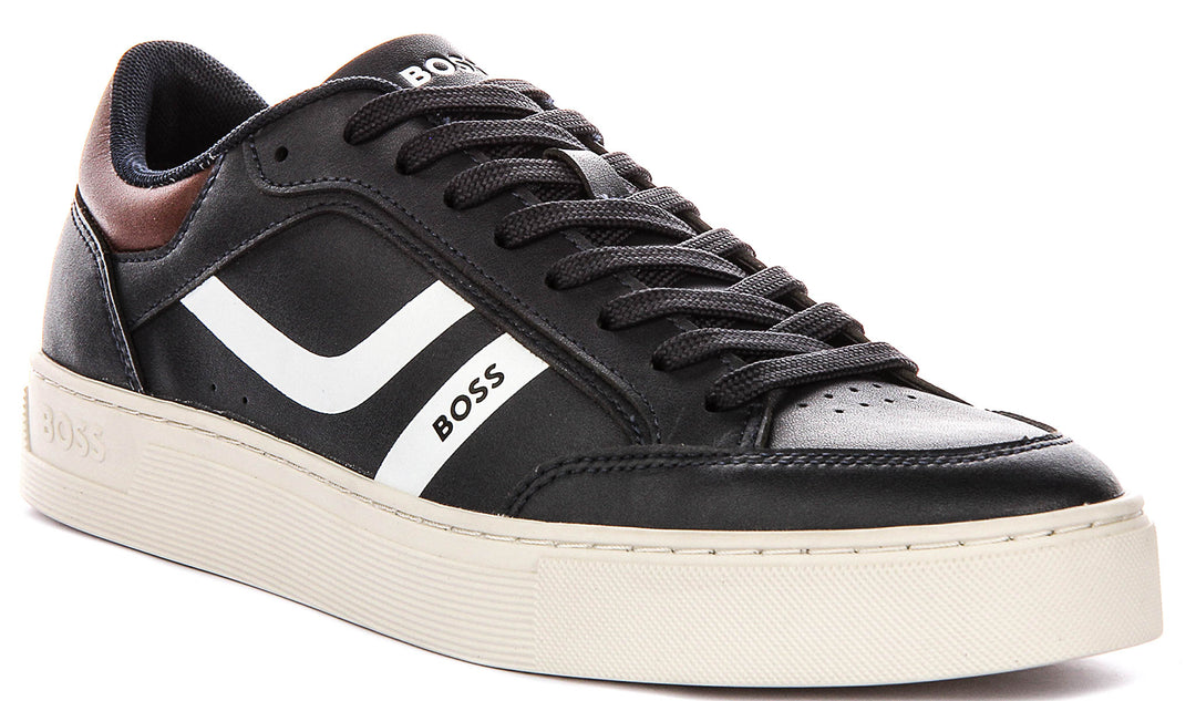 Boss Rhys In Navy For Men Sneaker