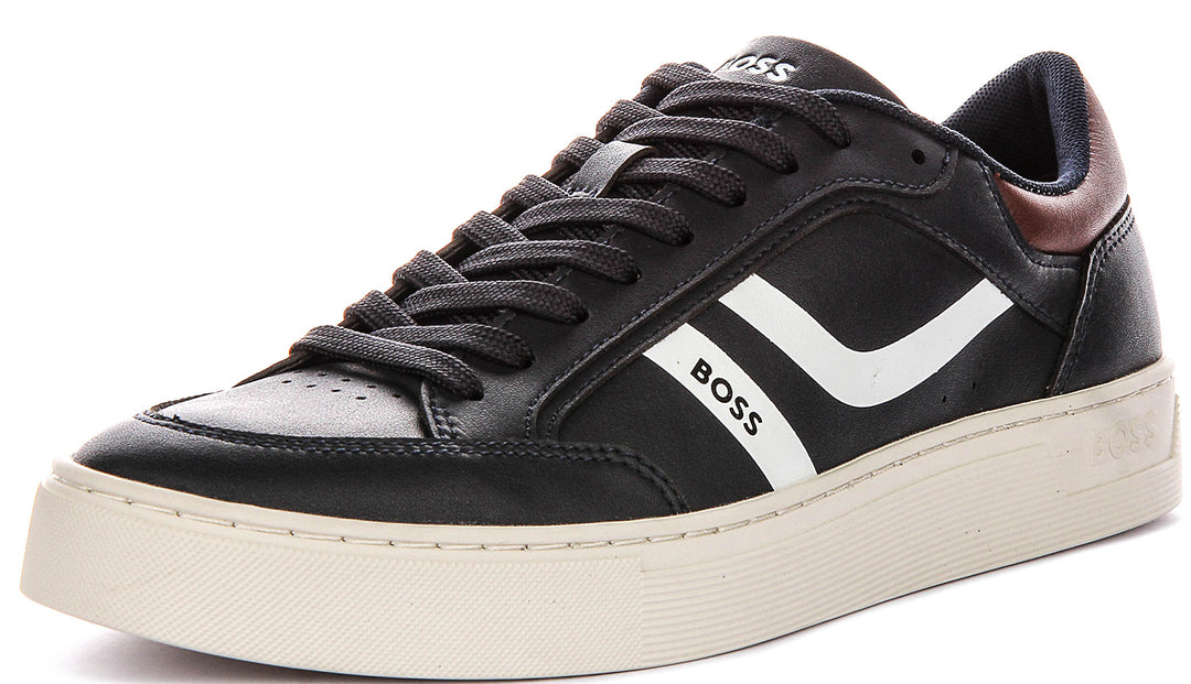 Boss Rhys In Navy For Men Sneaker