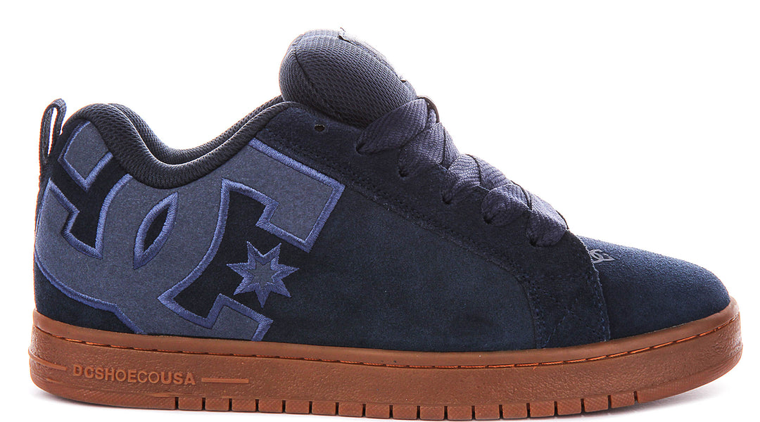 DC Shoes Court Graffik SE In Navy For Men