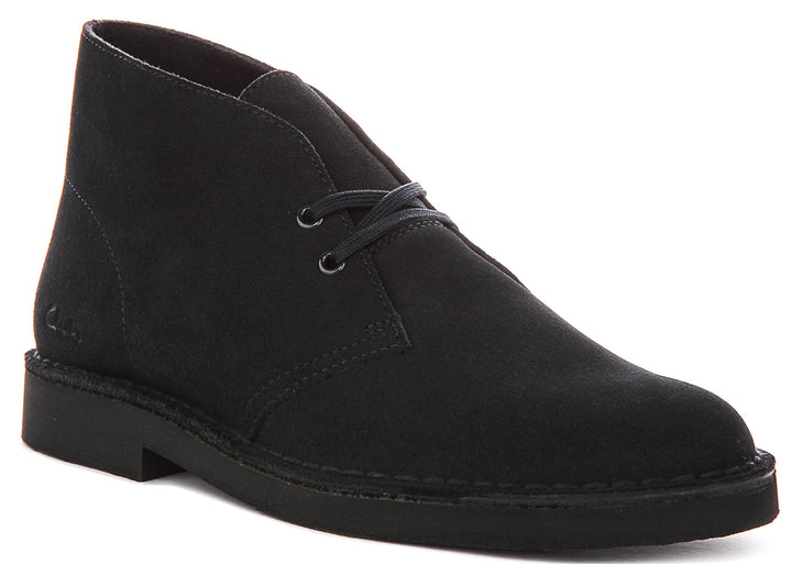 Clarks Desert Boot Evo In Navy For Men