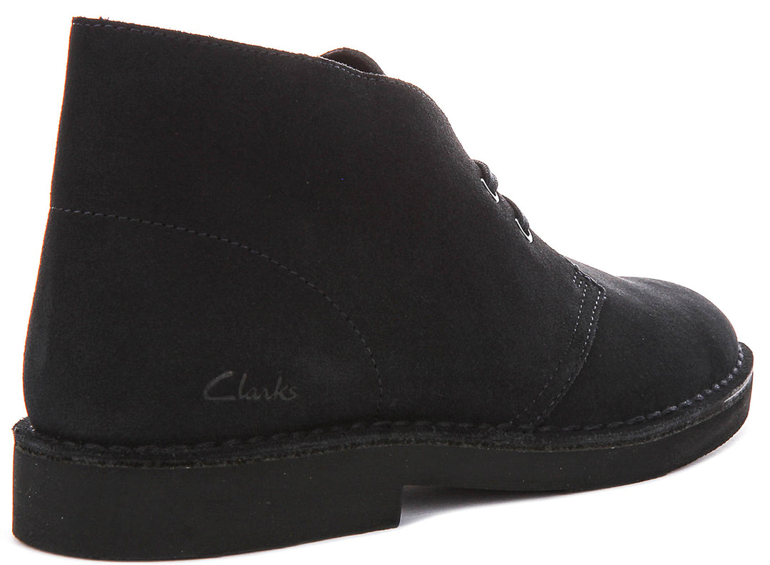 Clarks Desert Boot Evo In Navy For Men