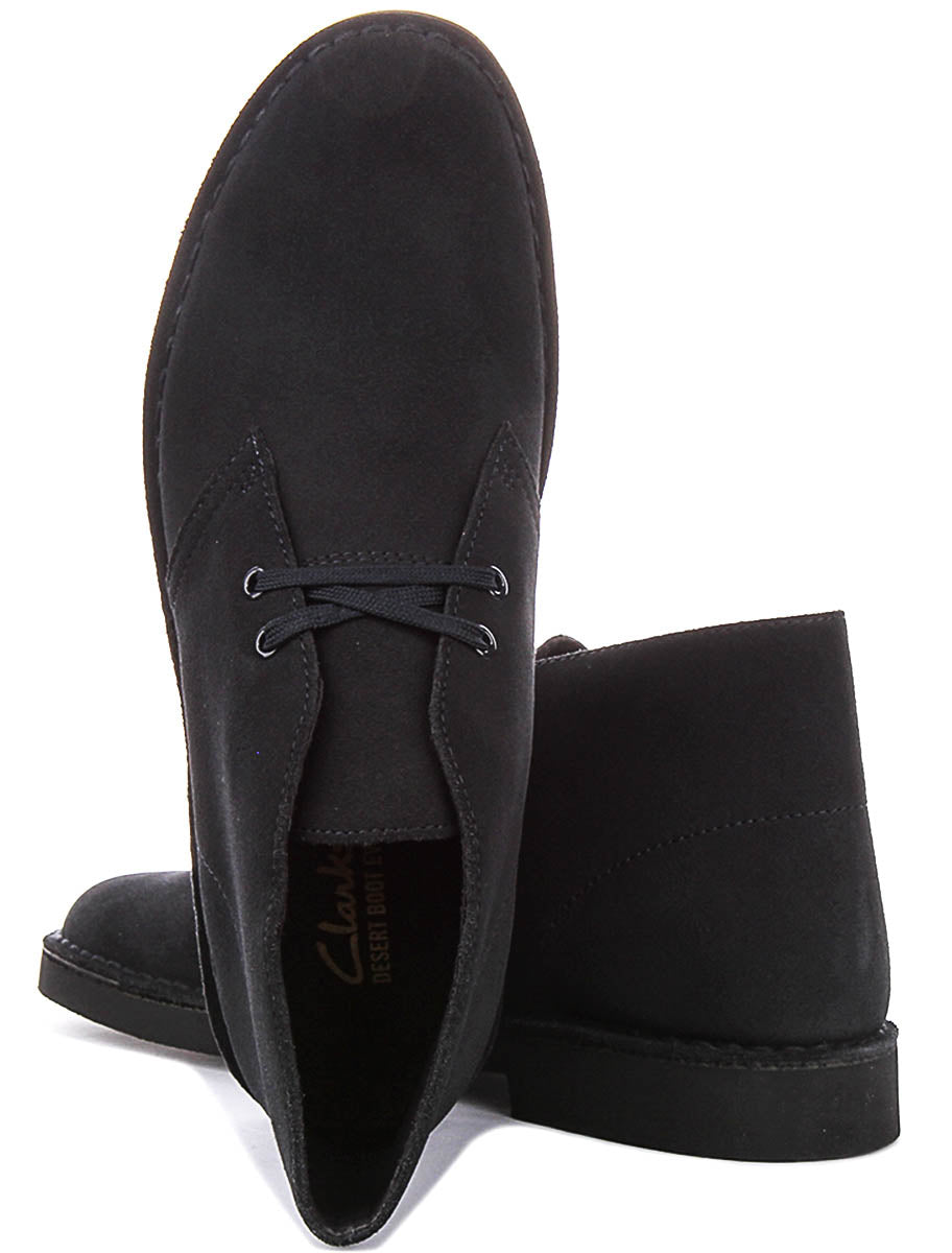 Clarks Desert Boot Evo In Navy For Men