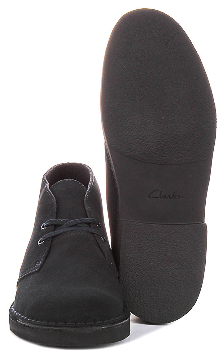 Clarks Desert Boot Evo In Navy For Men