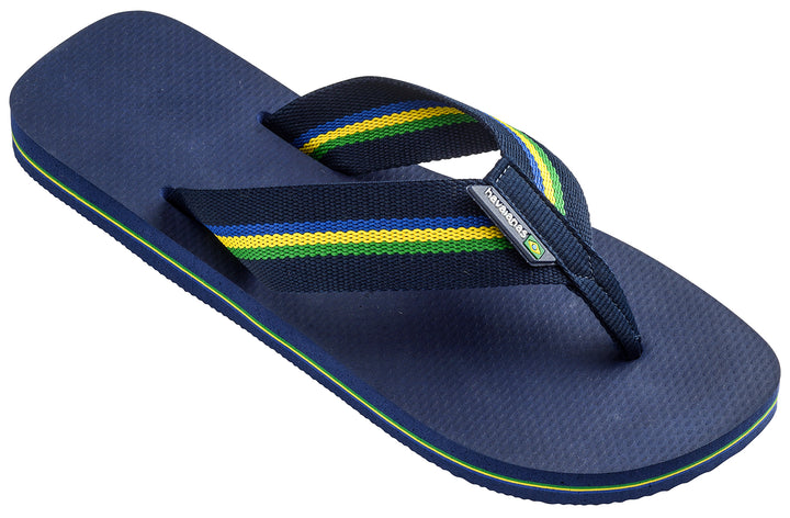 Havaianas Urban Brasil In Navy Blue For Men | Web Thong Sandals ...