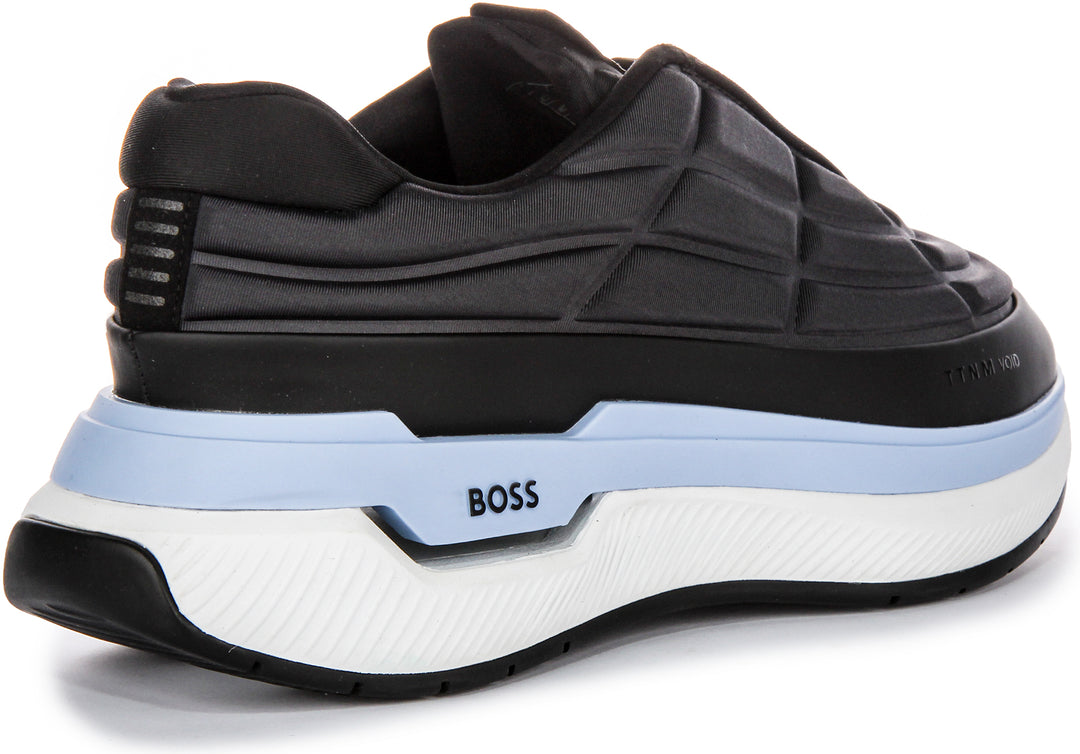 Boss Void Runner Quilted In Navy Blue For Men