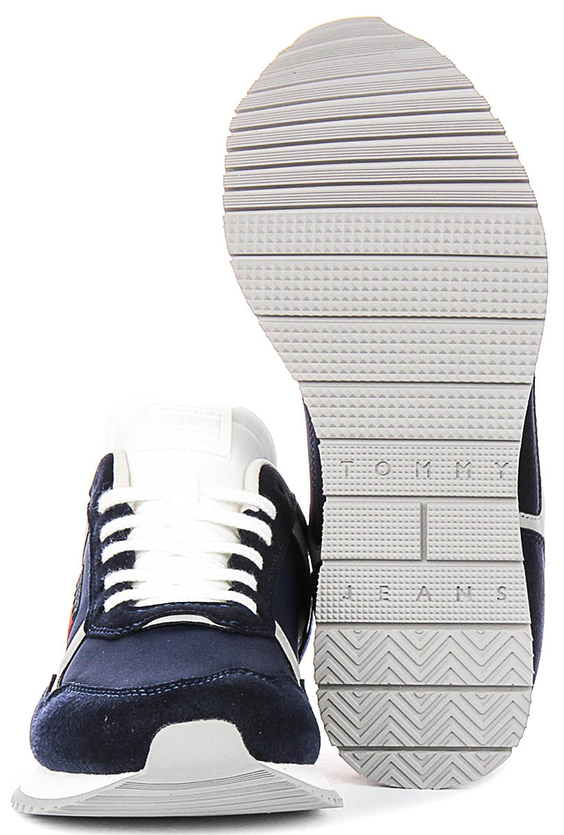 Tommy Jeans Casual Runner In Navy Blue For Men