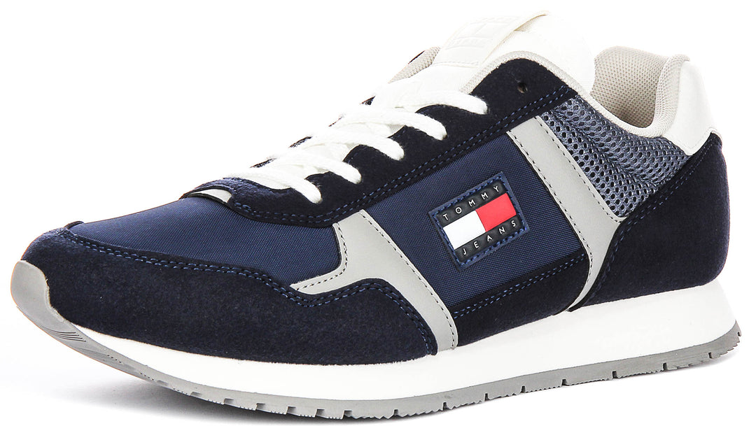 Tommy Jeans Casual Runner In Navy Blue For Men