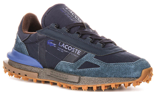 Lacoste Elite Active In Navy Brown For Men