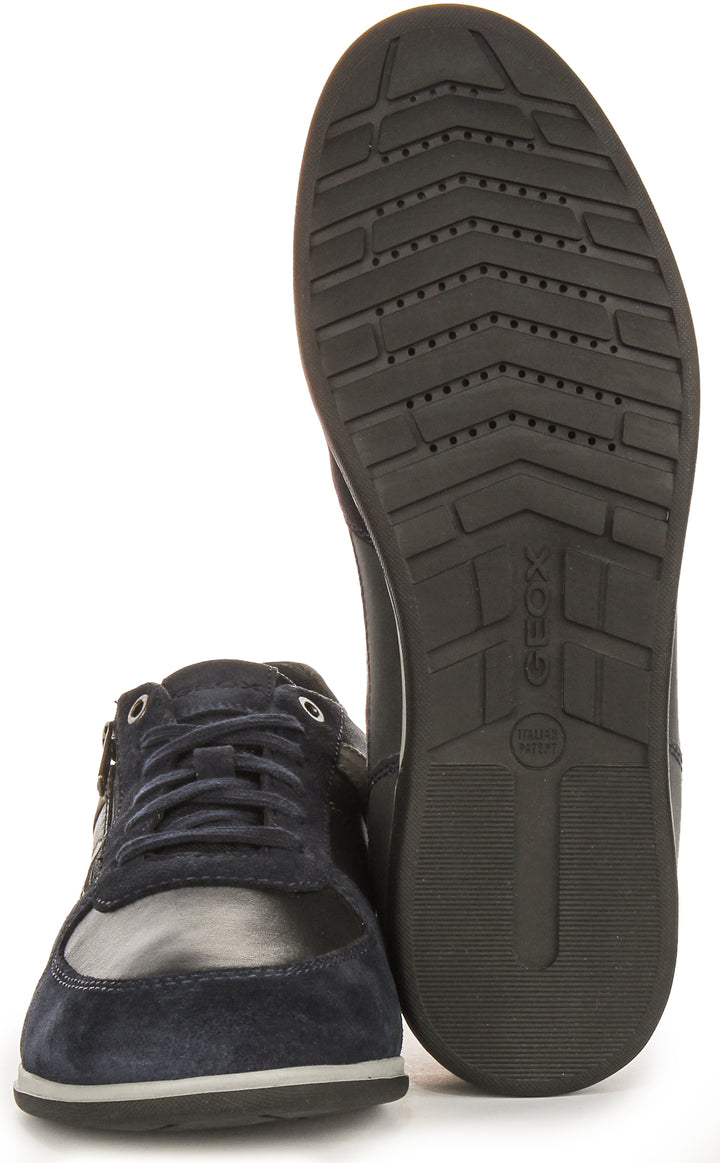 Geox U Renan B In Navy Grey For Men