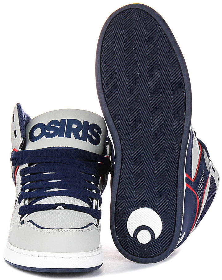 Osiris Nyc 83 CLK In Navy Grey For Men