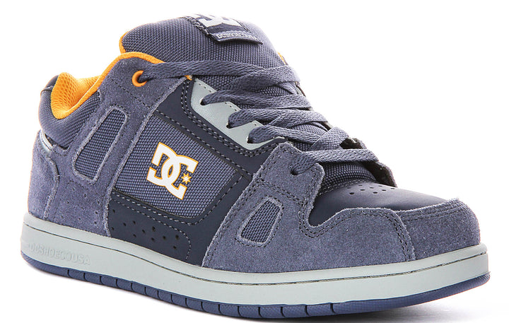 Dc Shoes Stag In Navy Grey For Youth