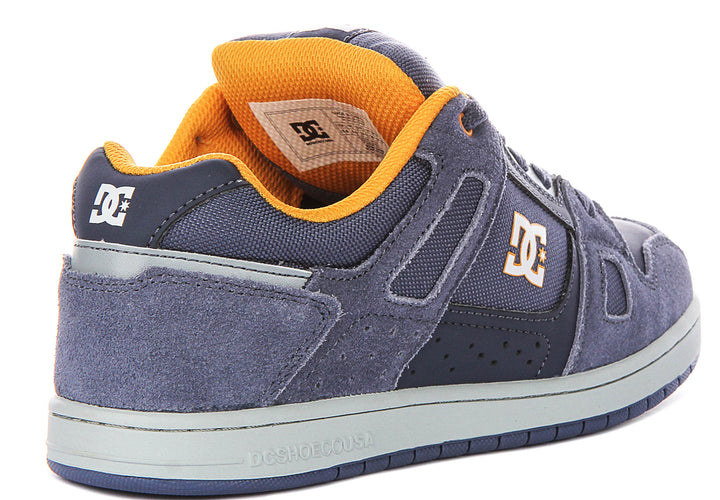 Dc Shoes Stag In Navy Grey For Youth