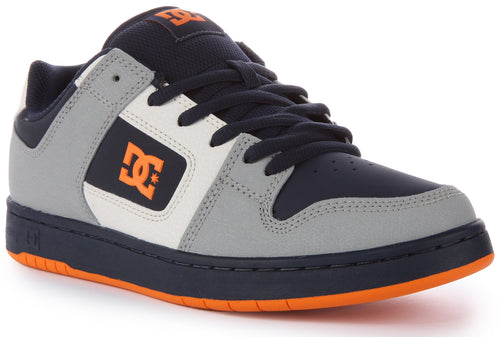 Dc Shoes Manteca 4 In Navy Orange