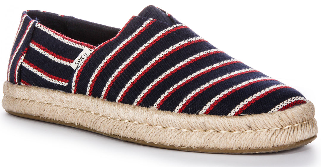 Alpargata Chaussure Toms Homme Toms Alpargata Woven Stripes