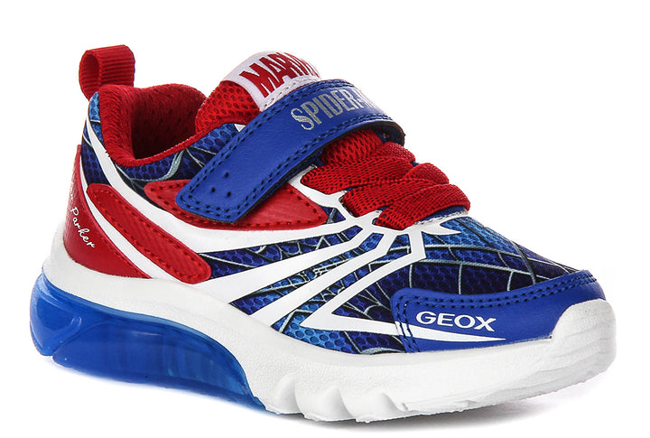 Geox J Ciberdrone A In Navy Red For Kids