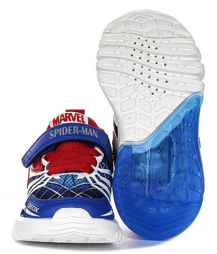 Geox J Ciberdrone A In Navy Red For Kids