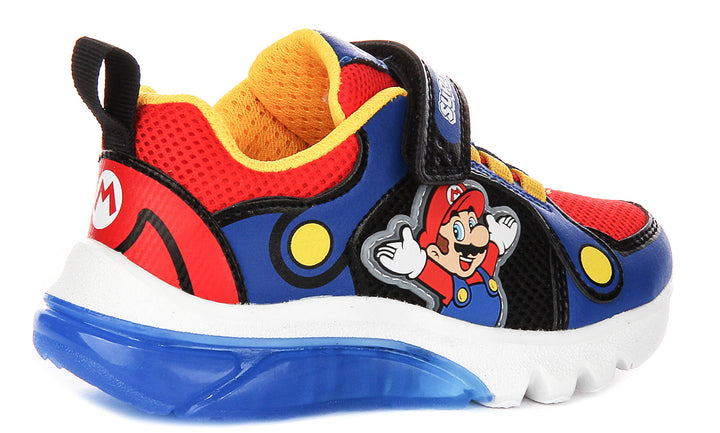 Geox J Ciberdrone A In Navy Red For Kids