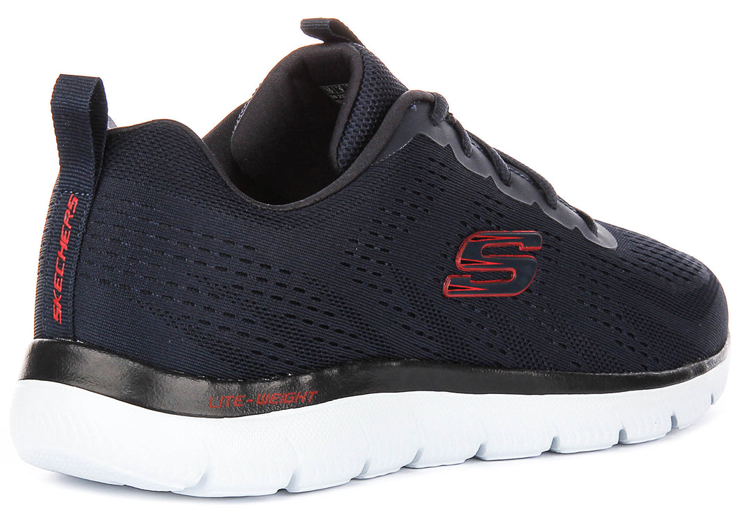 Skechers Summits - Torre In Navy Red For Men