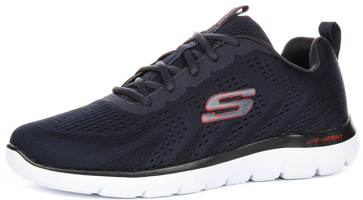 Skechers Summits - Torre In Navy Red For Men