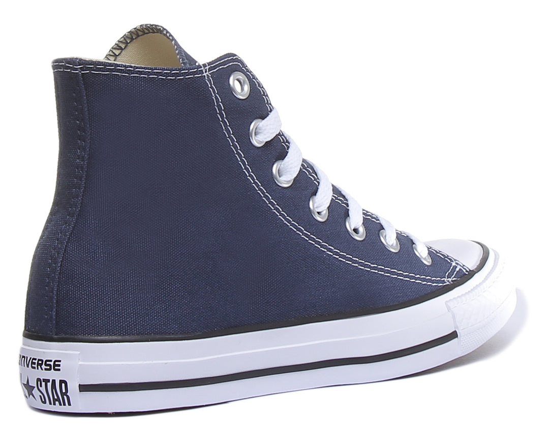 Converse All Star Hi In Navy White For Women