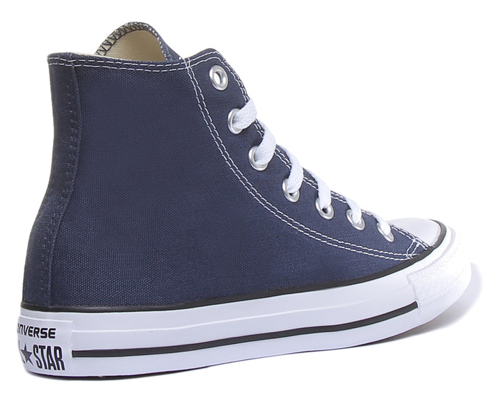 Converse All Star Hi In Navy White For Women