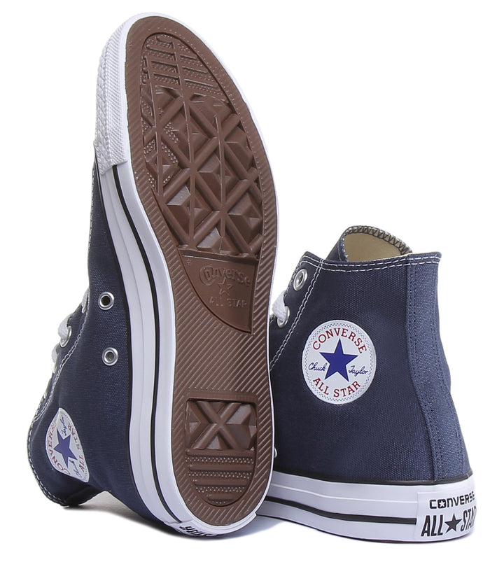 Converse All Star Hi In Navy White For Women
