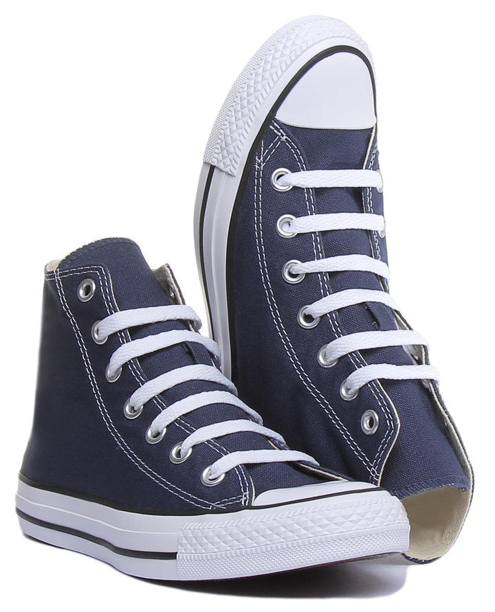 Converse All Star Hi In Navy White For Women