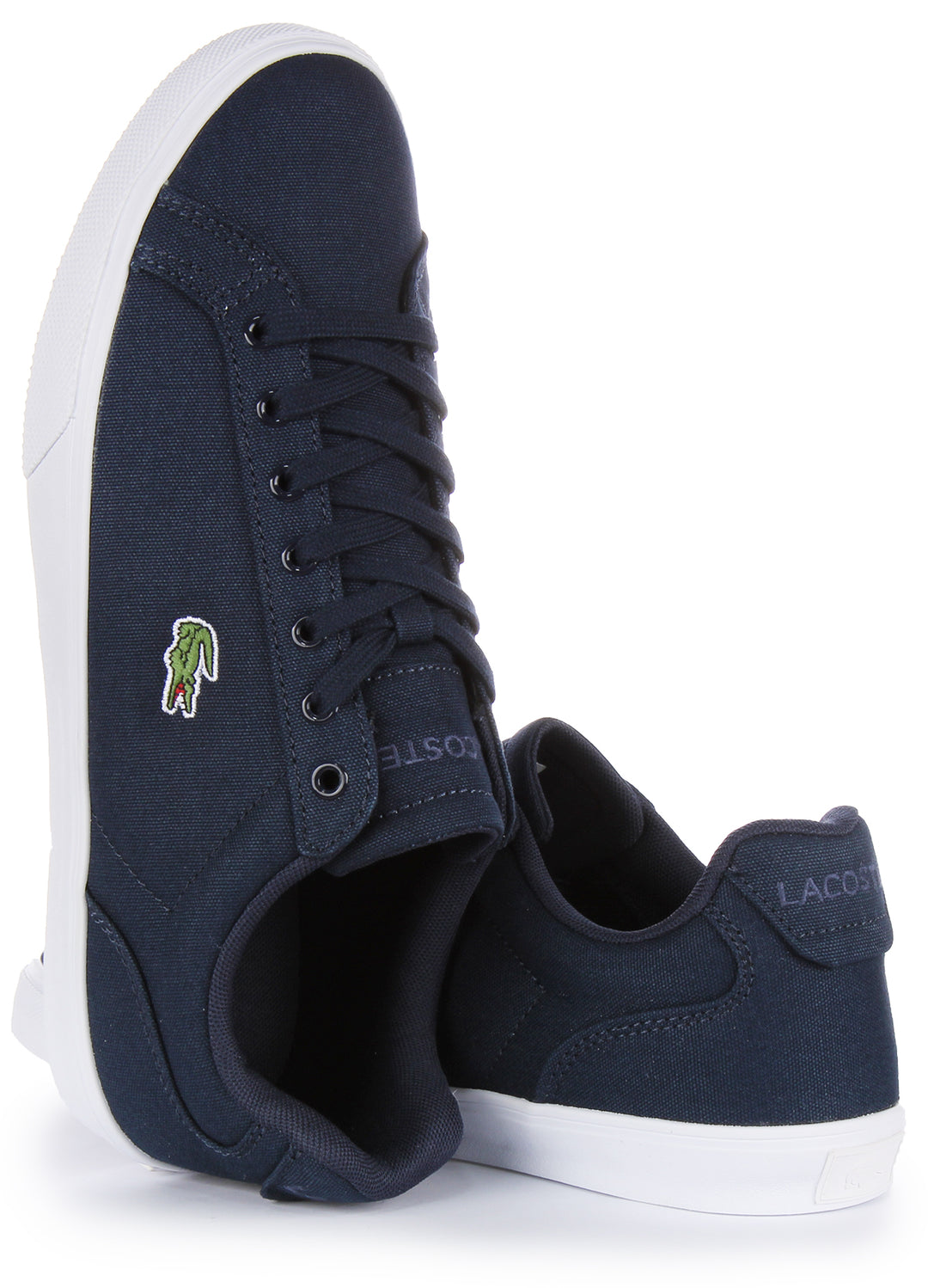 Lacoste Lerond Pro In Navy White For Men