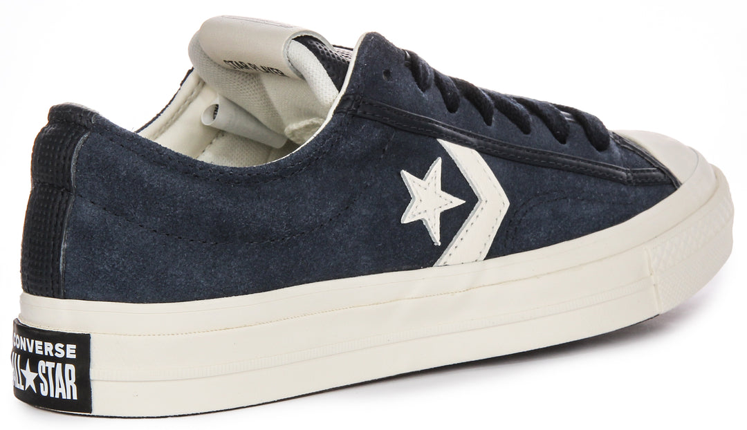 Converse A11533C Star Player 76 In Navy White Suede Trainers