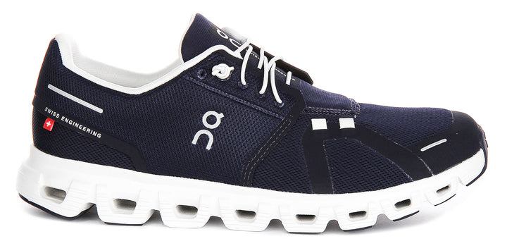 On Running Cloud 6 In Navy White For Men