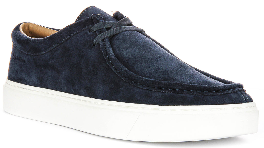 Calvin Klein Hybrid Apron Wallabee In Navy White For Men