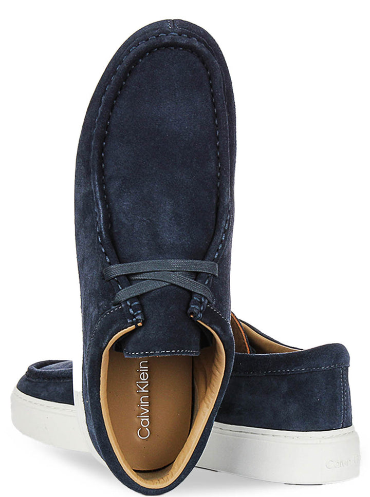 Calvin Klein Hybrid Apron Wallabee In Navy White For Men