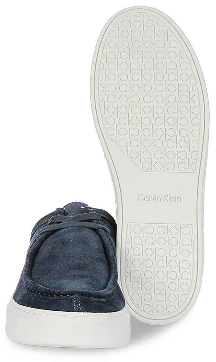 Calvin Klein Hybrid Apron Wallabee In Navy White For Men