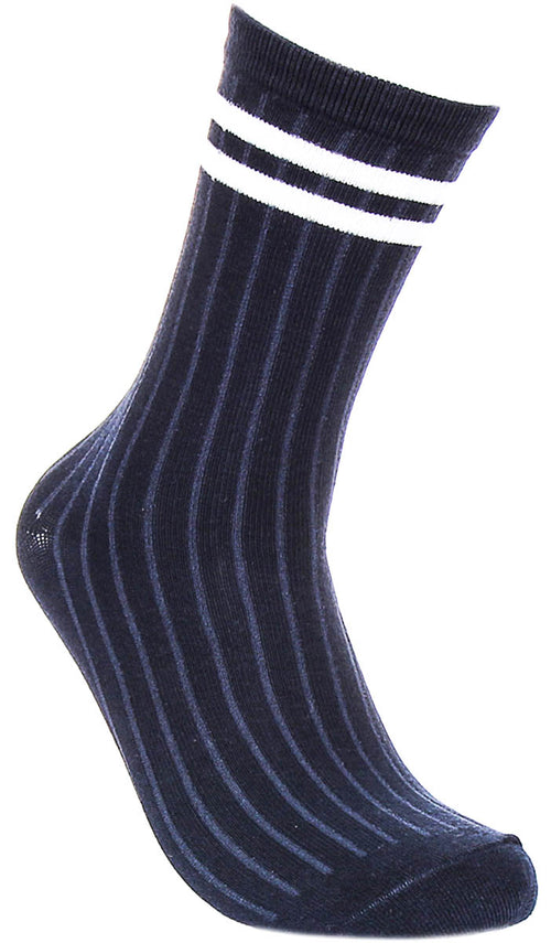 Justinreess England 2P Stripe M In Navy White For Men