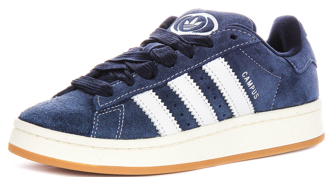 Adidas Campus 00S In Navy White For Men | Lace up Skate Trainers 4feetshoes Adidas Campus 00S In Navy White For Men | Lace up Skate Trainers 4feetshoes