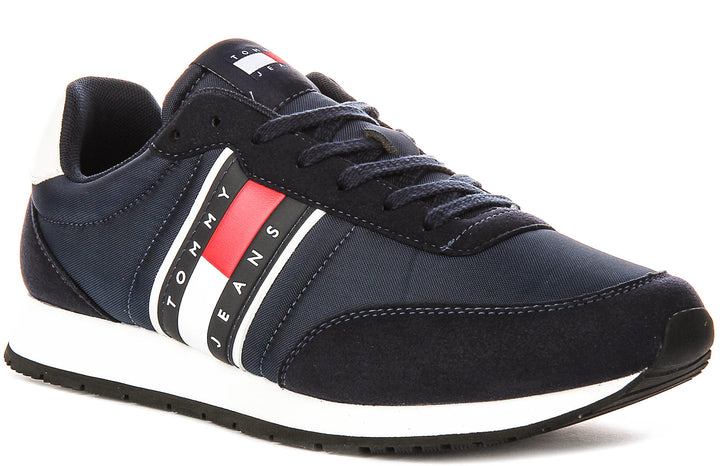 Tommy Hilfiger Casual Runner In Navy White For Men