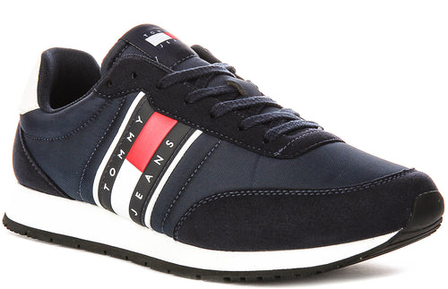 Tommy Hilfiger Casual Runner In Navy White For Men