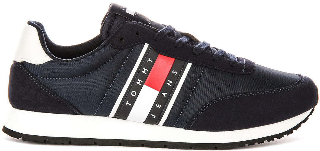 Tommy Hilfiger Casual Runner In Navy White For Men