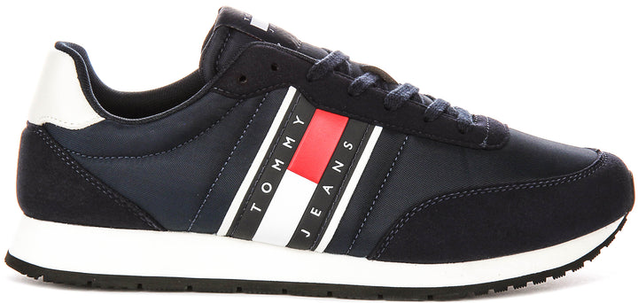 Tommy Hilfiger Casual Runner In Navy White For Men